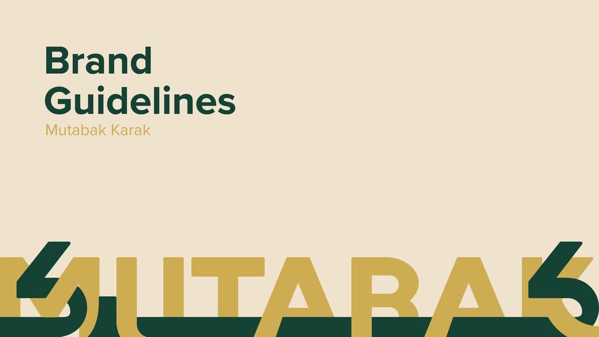 Brand guideline page 1